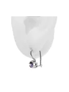 Sterling Silber 925 14k 583 Alexandrite ohrringe vec053s Russisch Sowjetisch UdSSR Vintage Handwerk Art Deco style